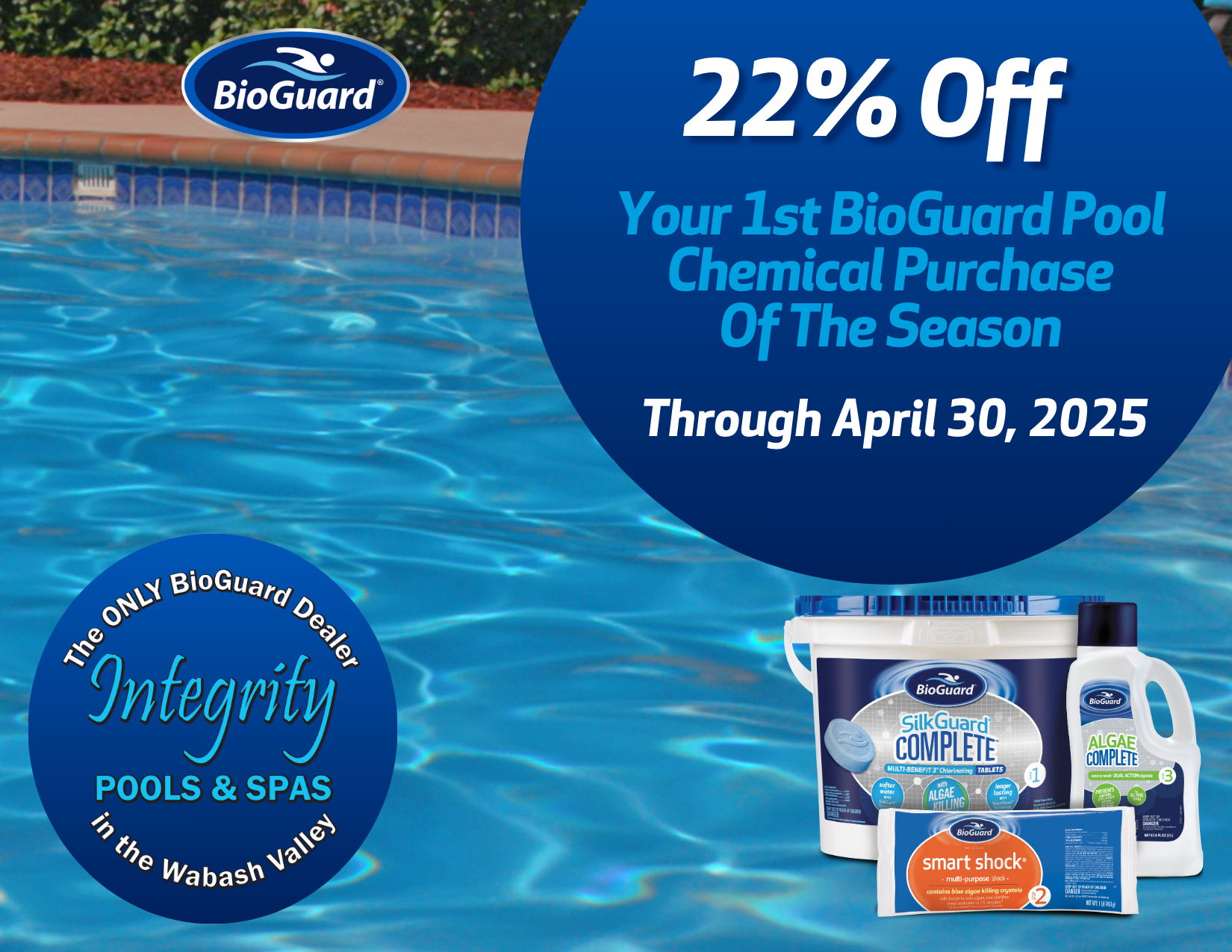 advertisement for first bioguard purchase of the year